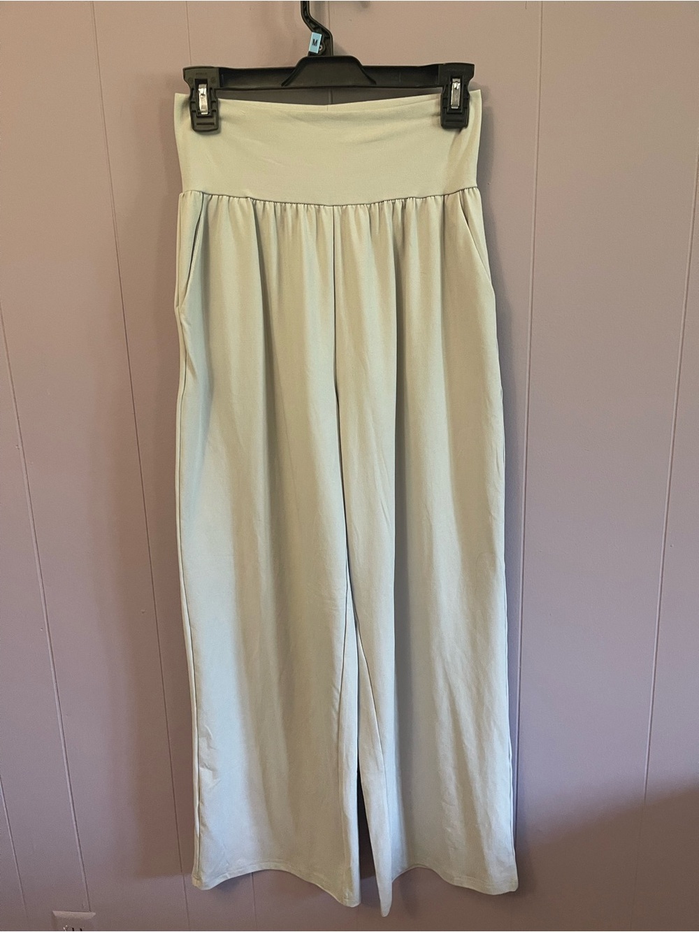 Gracyoga Soft Lavender Wide-Leg Lounge Pants